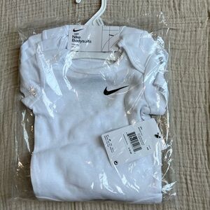 Nike White Baby Bodysuit